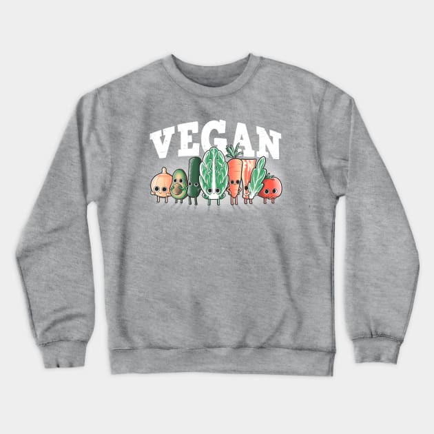 Vegan Crewneck Sweatshirt by Cromanart